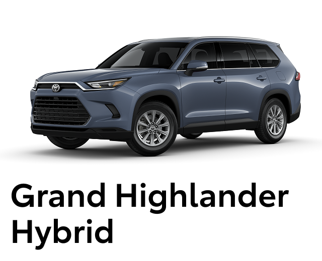 Light Blue Toyota Grand Highlander Hybrid